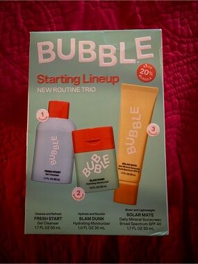 BUBBLE Starting Lineup New Routine Trio
